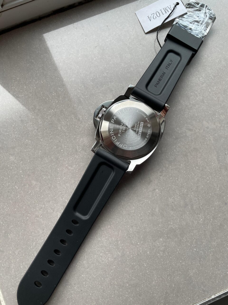 PAM1024 VSF 1:1 Best Edition Black Dial On SS with Black Rubber Strap P.9001 - Image 14