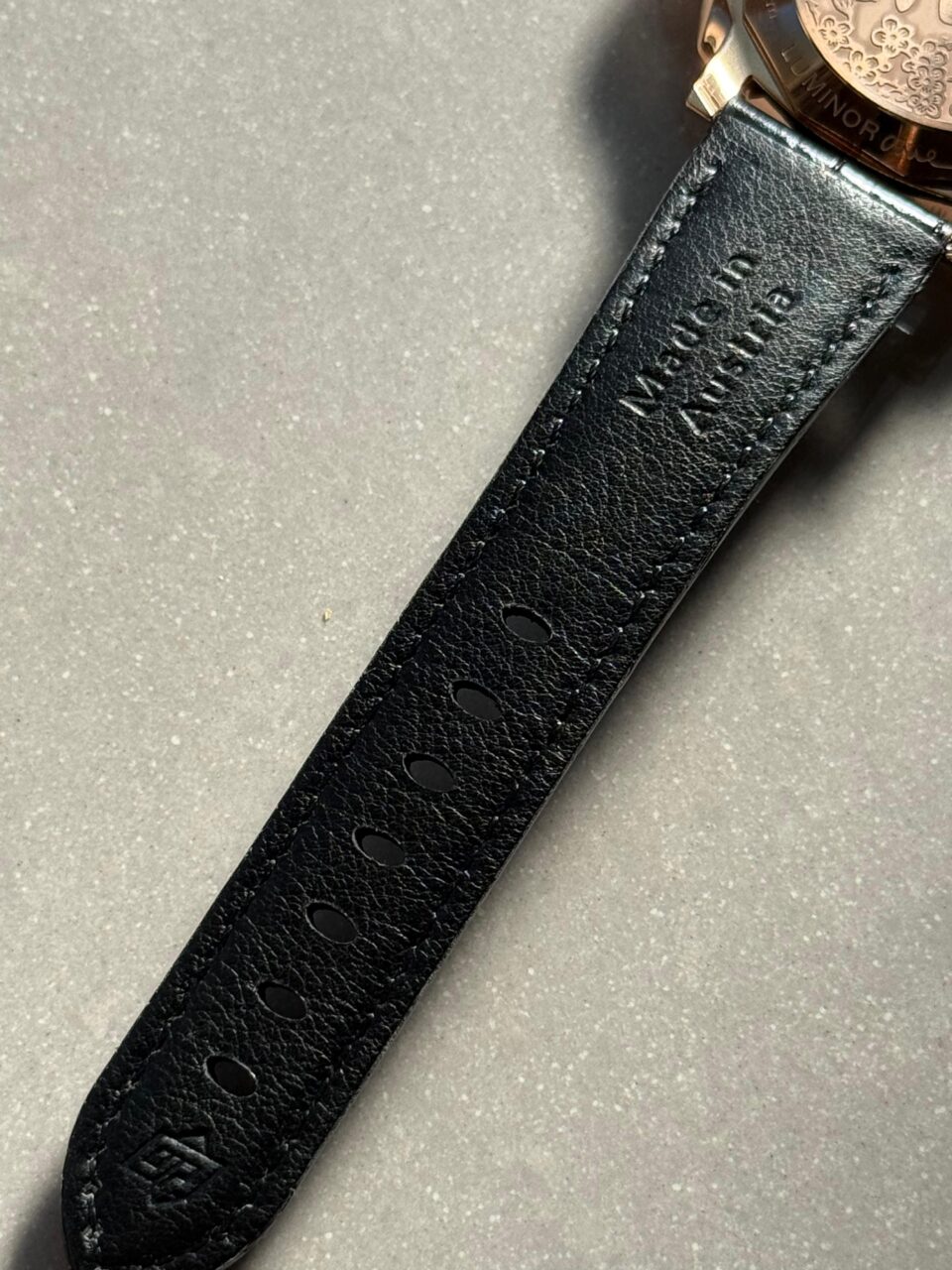 PAM908 Luminor Due VSF Best Edition Black Dial on Black Leather Strap AXXXIV - Image 21