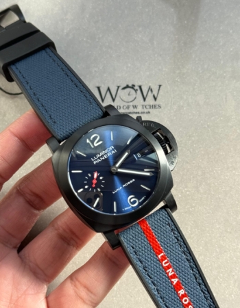 PAM1408 Z DLC VSF 1:1 Baest Edition Blue Dial on Blue Rubber Strap Asian P900