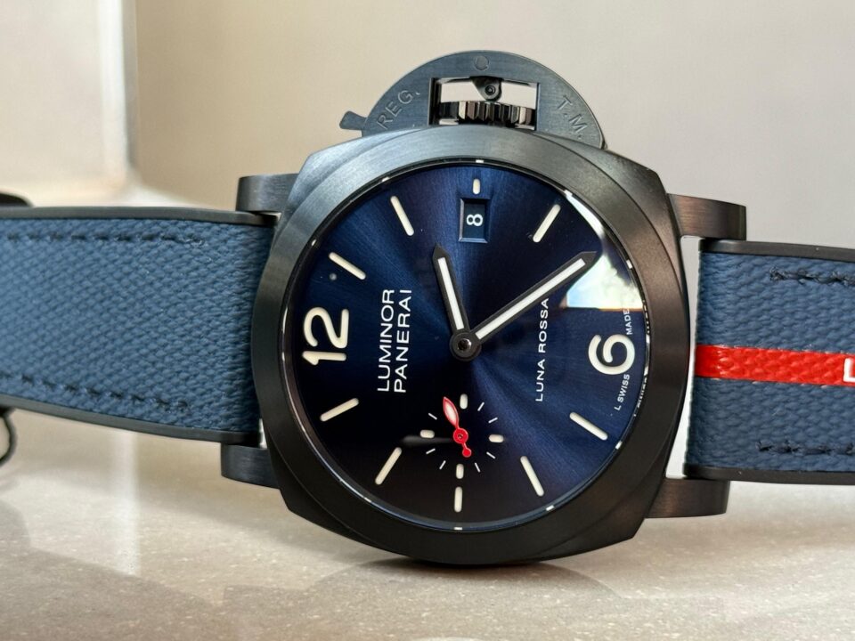 PAM1408 Z DLC VSF 1:1 Baest Edition Blue Dial on Blue Rubber Strap Asian P900 - Image 5
