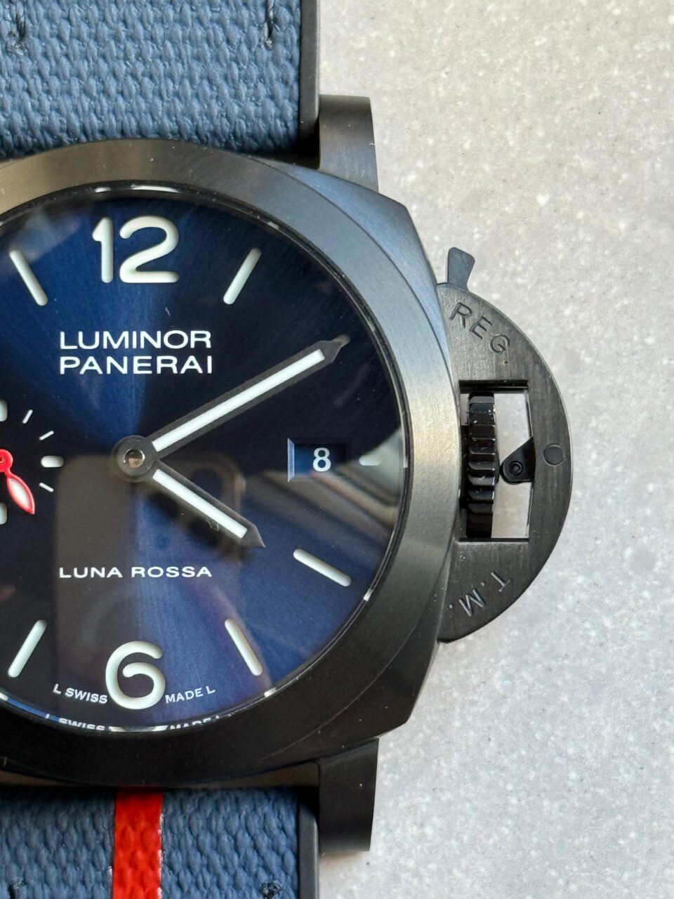 PAM1408 Z DLC VSF 1:1 Baest Edition Blue Dial on Blue Rubber Strap Asian P900 - Image 9