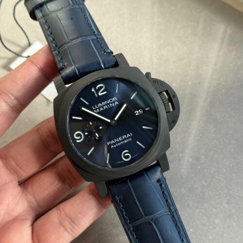 PAM1664 Carbotech VSF 1:1 Best Edition on Blue Leather Strap P.9010