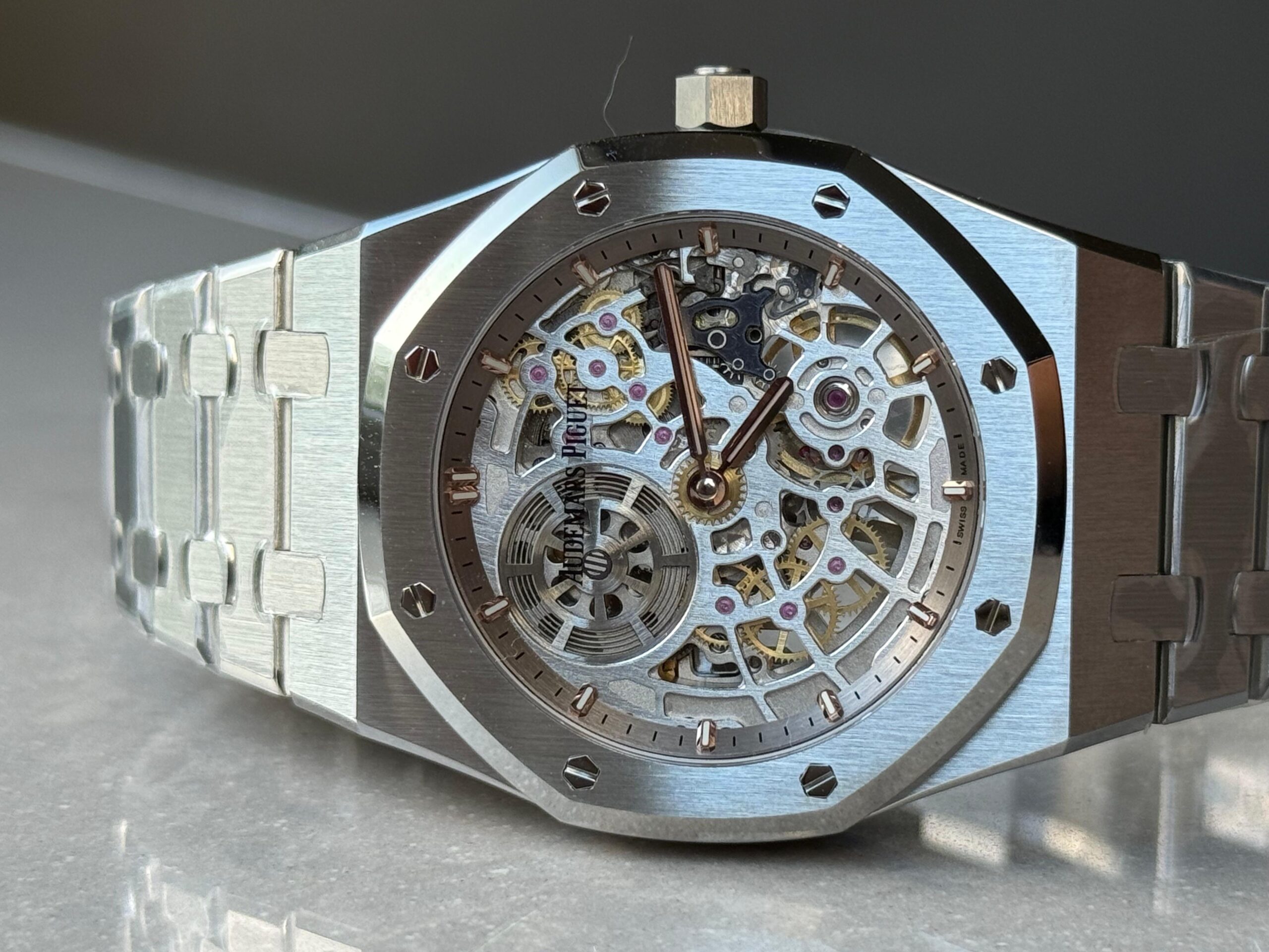 Royal Oak Openworked 16204 SS ZF 1:1 Best Edition Skeleton Dial on SS Bracelet A7124 - Image 6