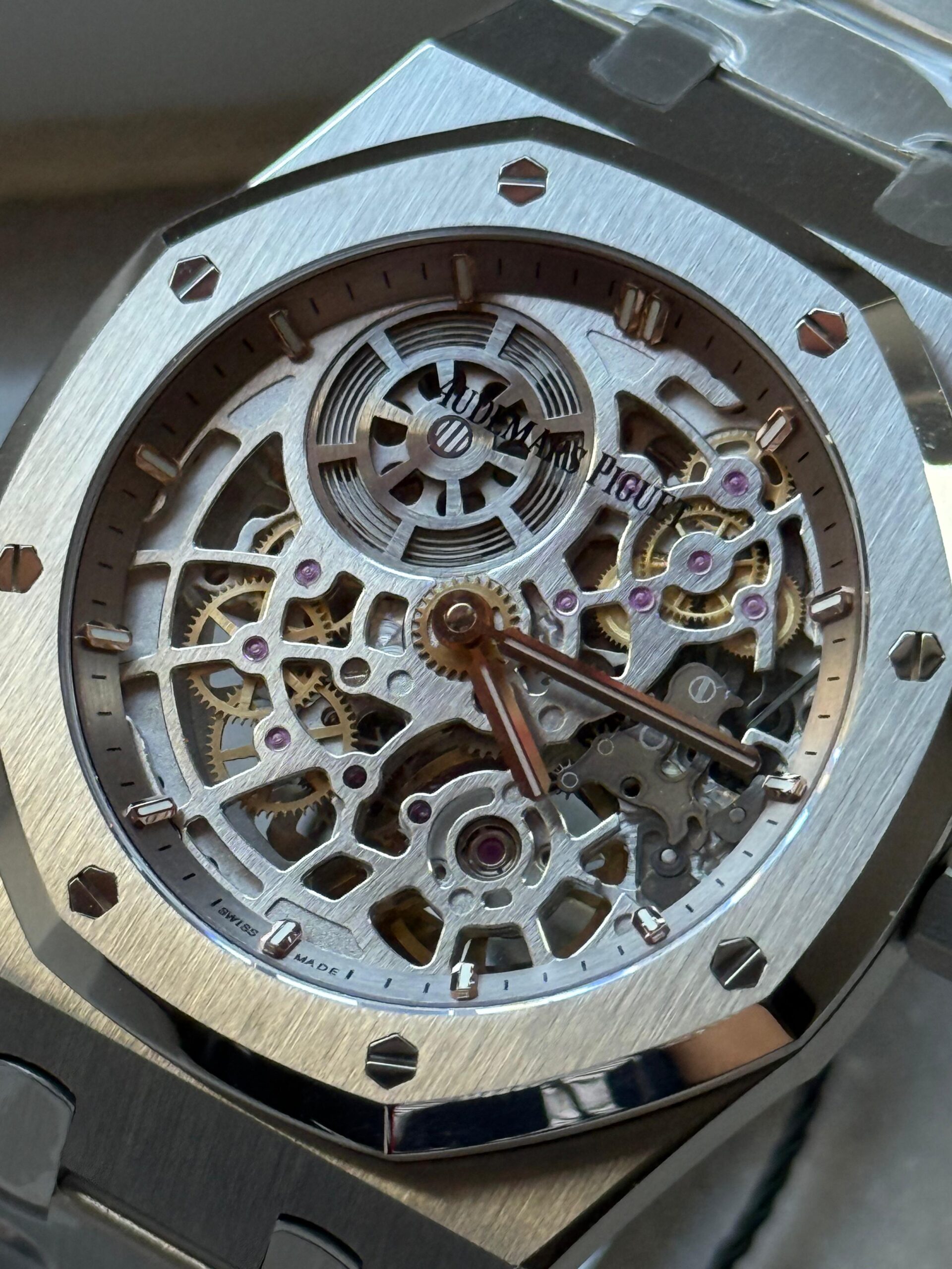 Royal Oak Openworked 16204 SS ZF 1:1 Best Edition Skeleton Dial on SS Bracelet A7124 - Image 5