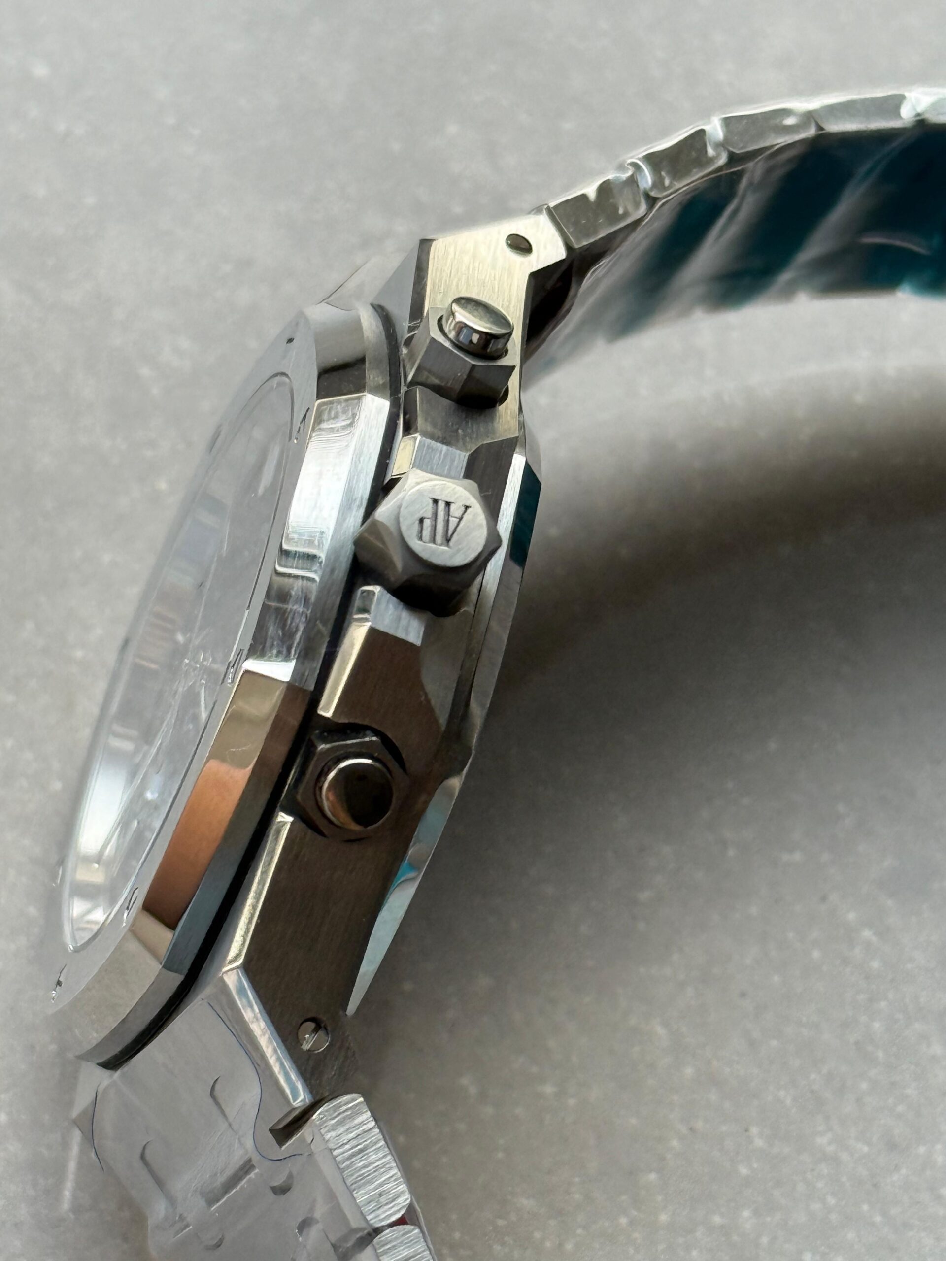 Royal Oak Chrono 26240 SS DDF 1:1 Best Edition Black Dial on SS Bracelet DD4401 - Image 9