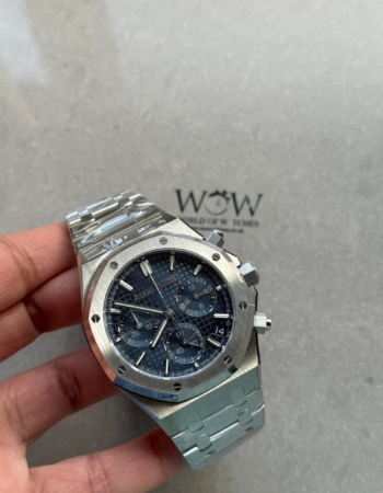 Royal Oak Chrono 26240 SS DDF 1:1 Best Edition Blue Dial on SS Bracelet DD4401