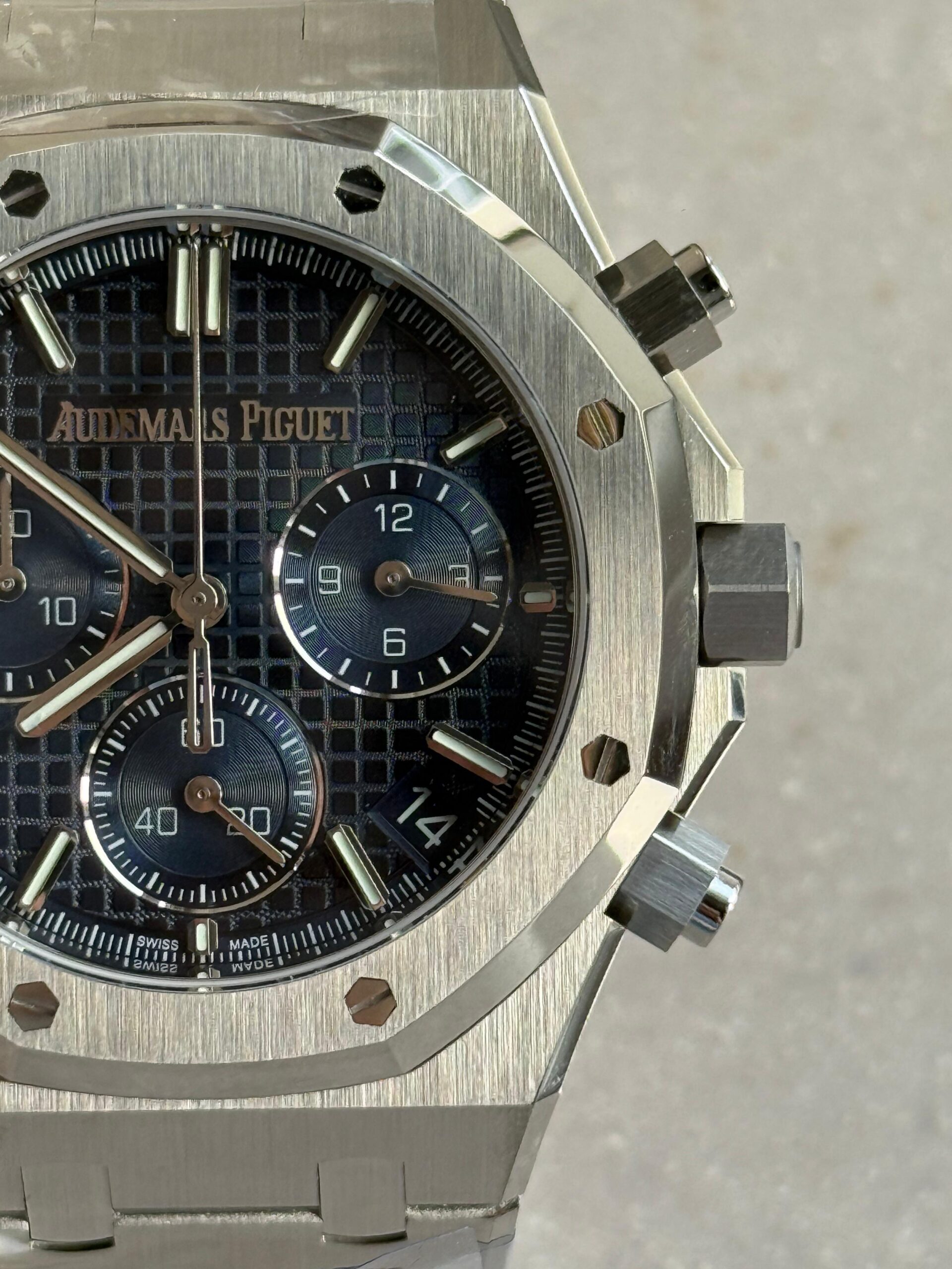 Royal Oak Chrono 26240 SS DDF 1:1 Best Edition Blue Dial on SS Bracelet DD4401 - Image 4