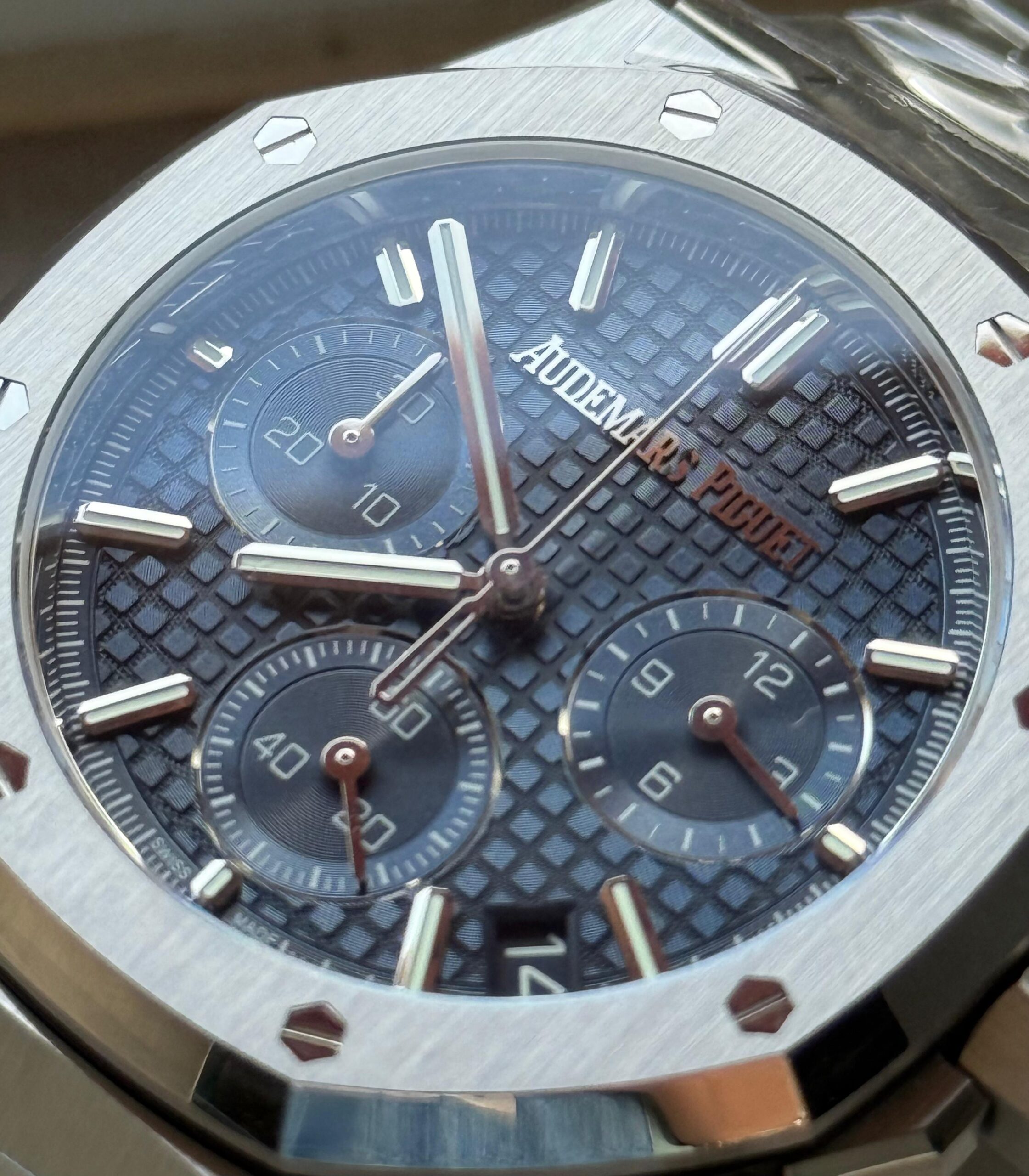 Royal Oak Chrono 26240 SS DDF 1:1 Best Edition Blue Dial on SS Bracelet DD4401 - Image 3