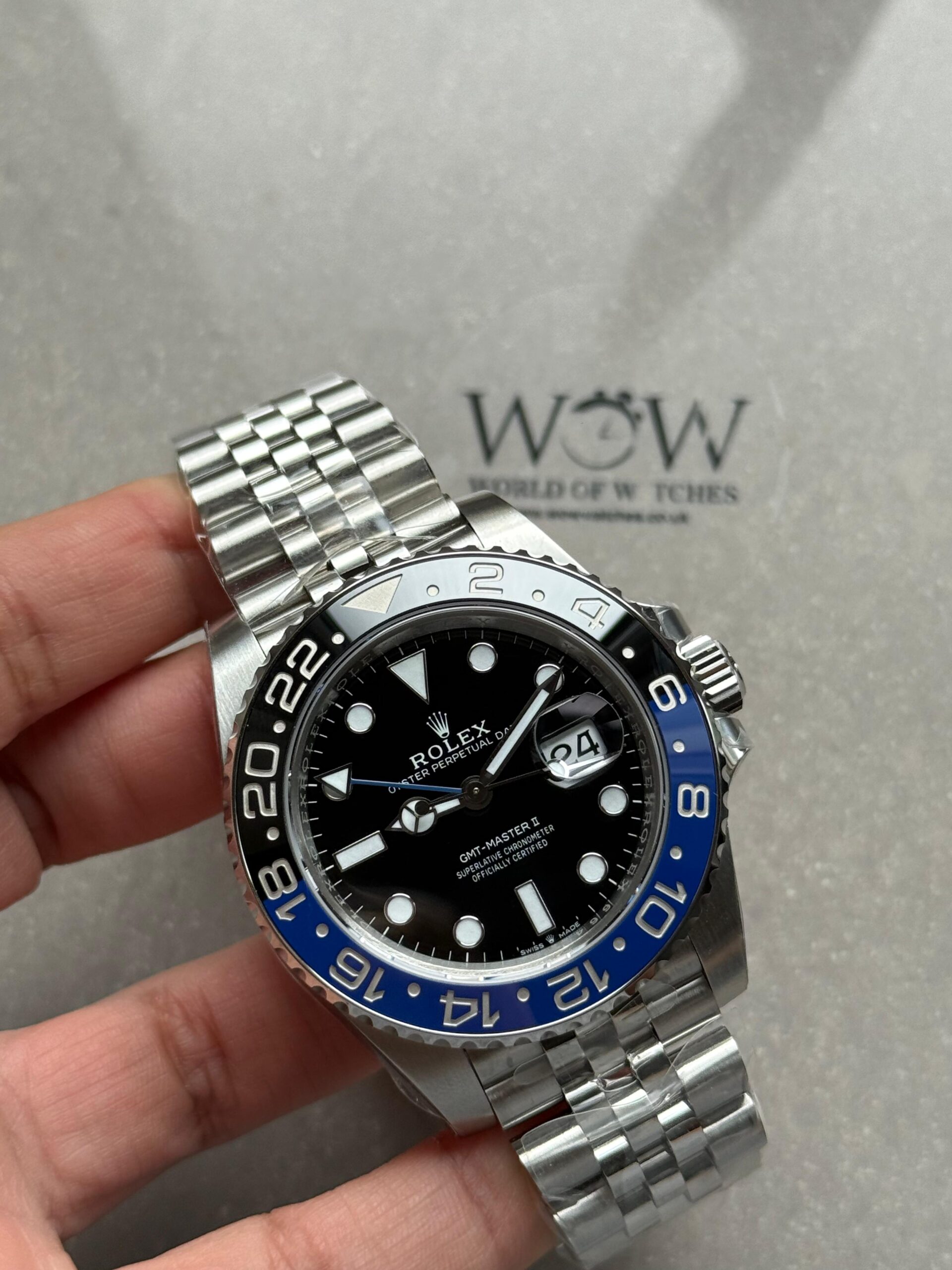 GMT-Master II 126710 BLNR 904L SS V3 VSF 1:1 Best Edition Black Dial On Jubilee Bracelet DD3285 CHS