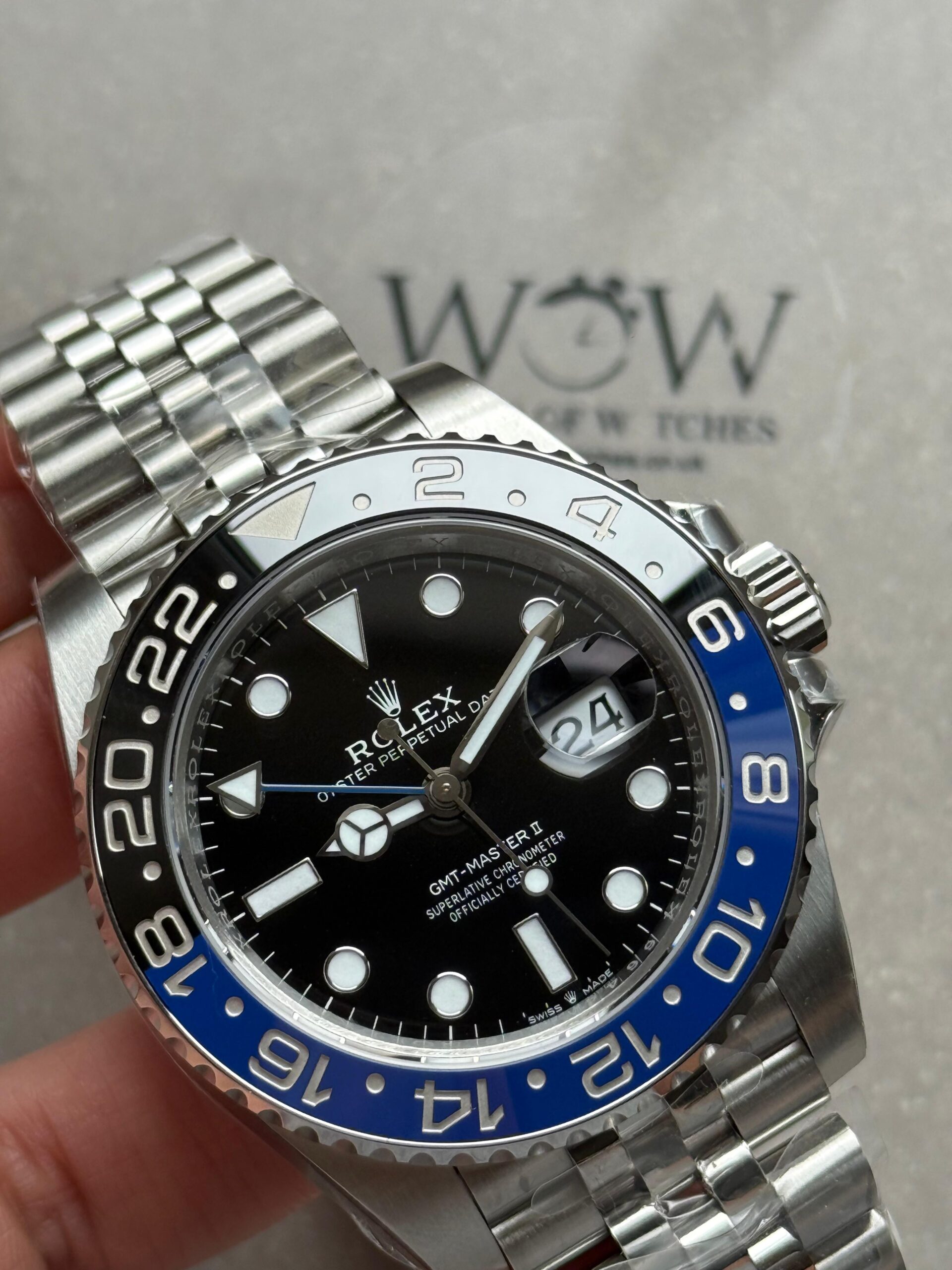 GMT-Master II 126710 BLNR 904L SS V3 VSF 1:1 Best Edition Black Dial On Jubilee Bracelet DD3285 CHS - Image 2