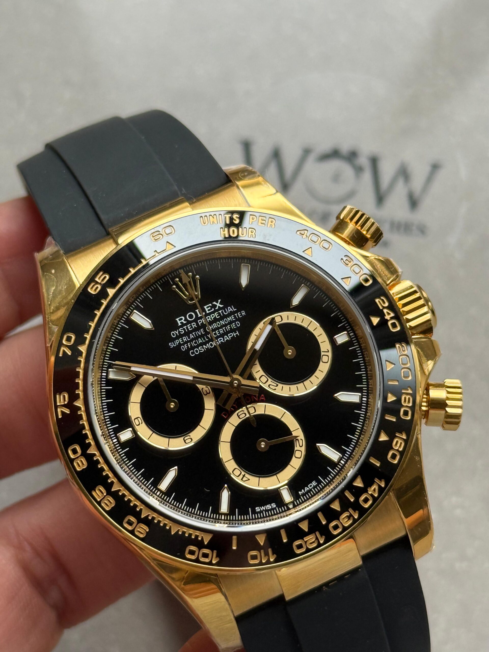 Daytona 126518 VSF 1:1 Best Edition Black Dial on Oysterflex Strap DD4801 - Image 3