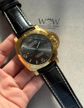 PAM1115 W VSF 1:1 Best Edition Gray Dial on Black Leather Strap P.9010