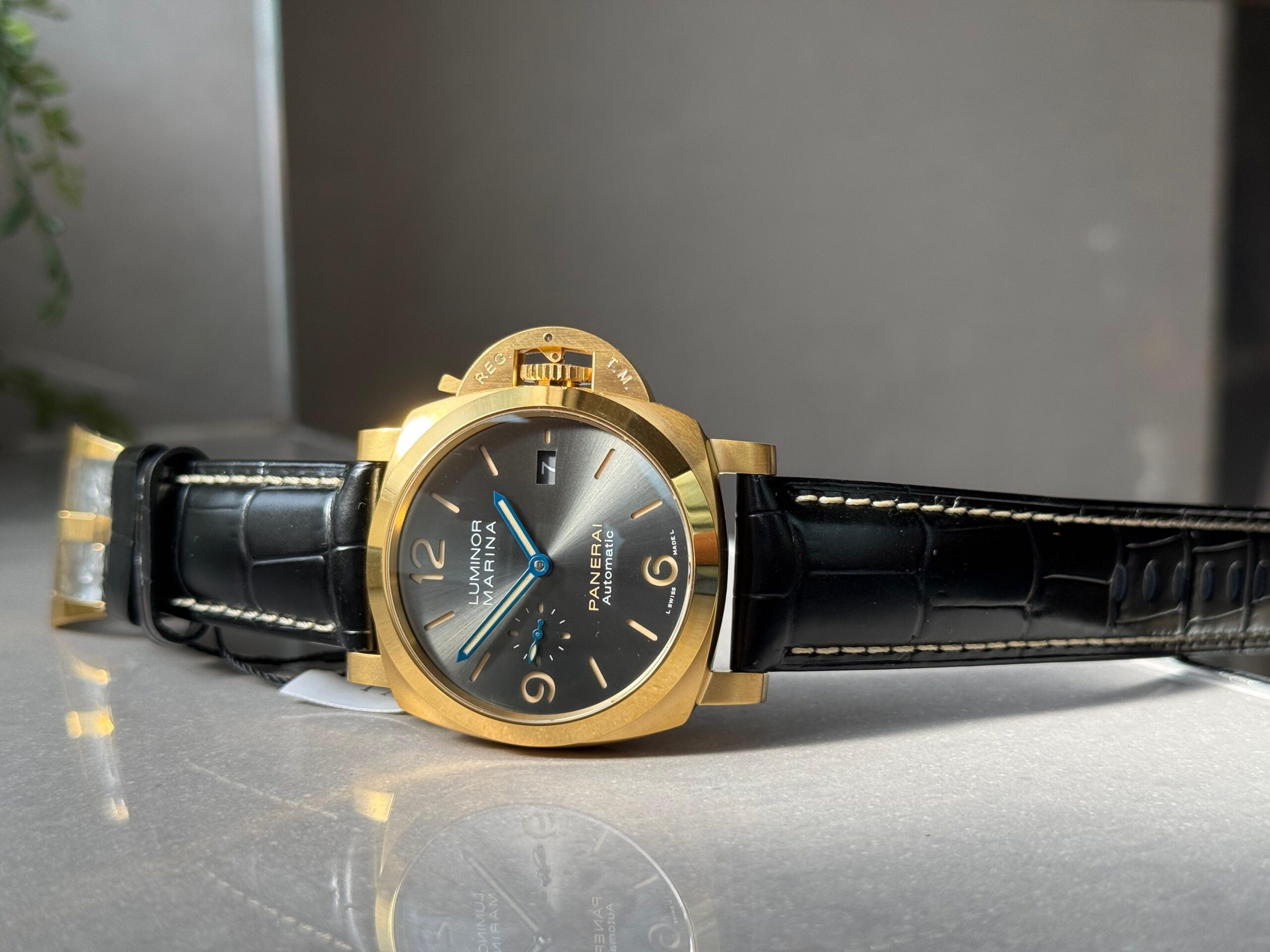 PAM1115 W VSF 1:1 Best Edition Gray Dial on Black Leather Strap P.9010 - Image 6