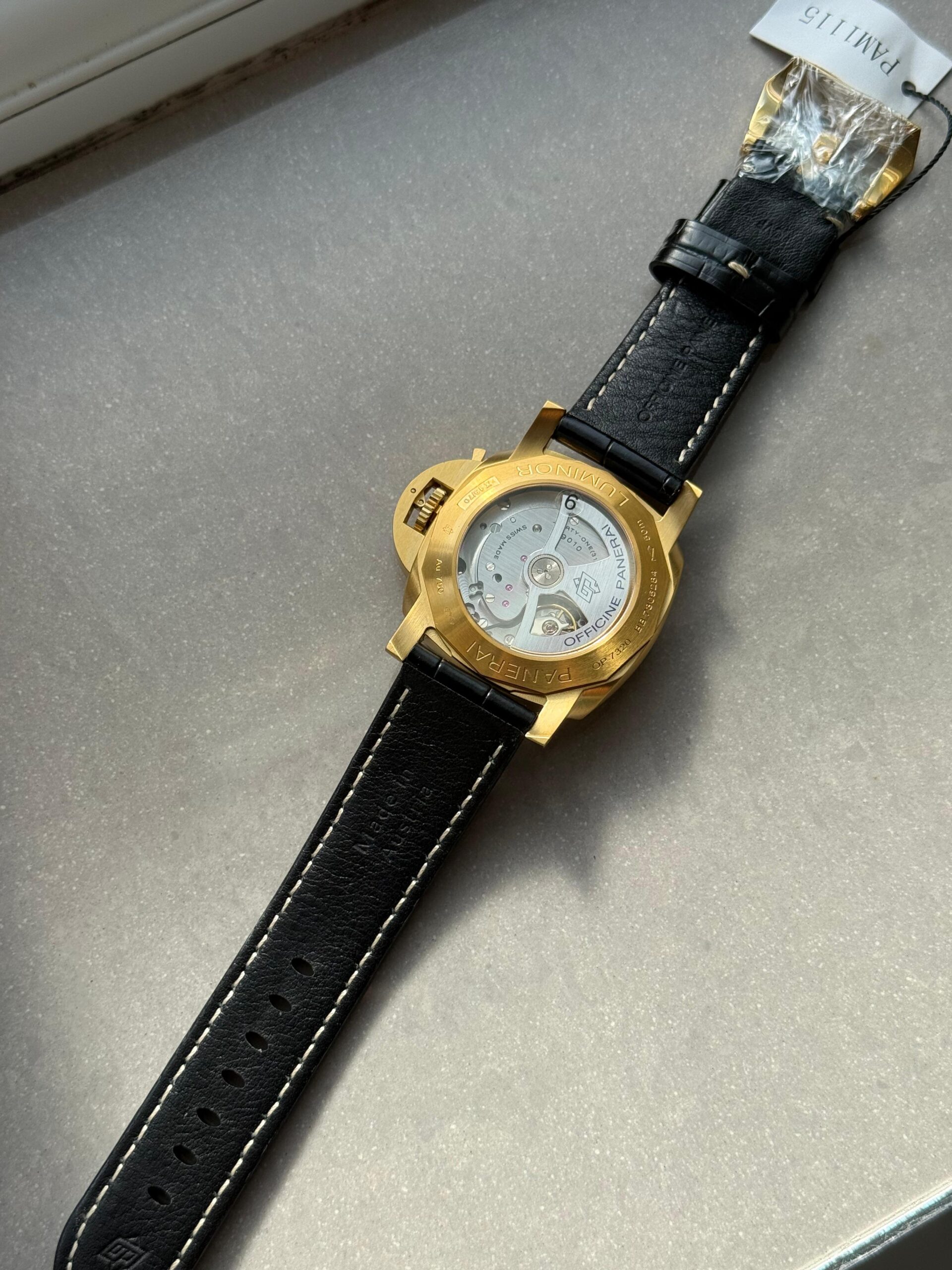 PAM1115 W VSF 1:1 Best Edition Gray Dial on Black Leather Strap P.9010 - Image 14