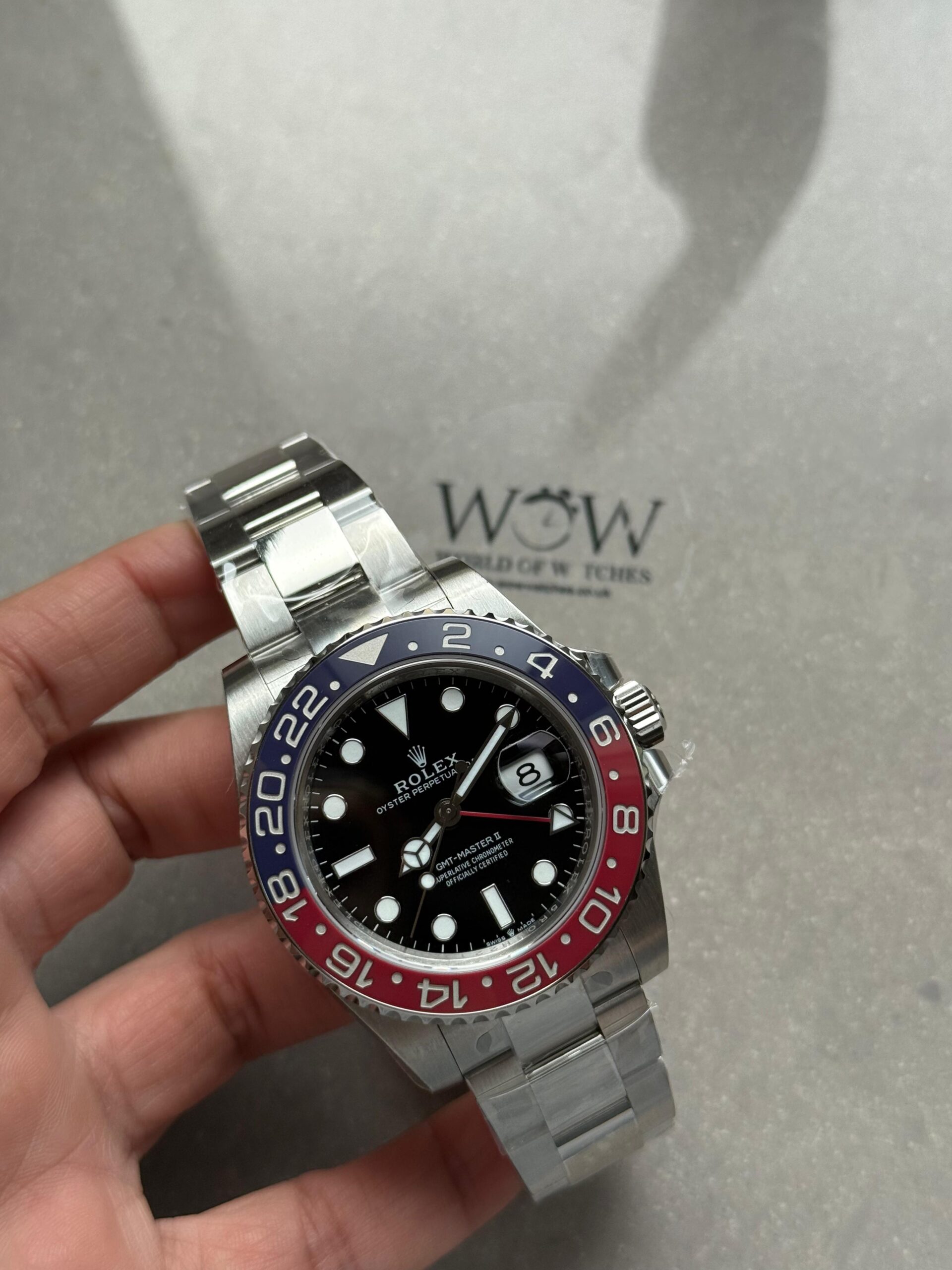 GMT-Master II 126710 BLRO Pepsi V3 904L SS VSF 1:1 Best Edition Black Dial On Oyster Bracelet DD3285 CHS - Image 7