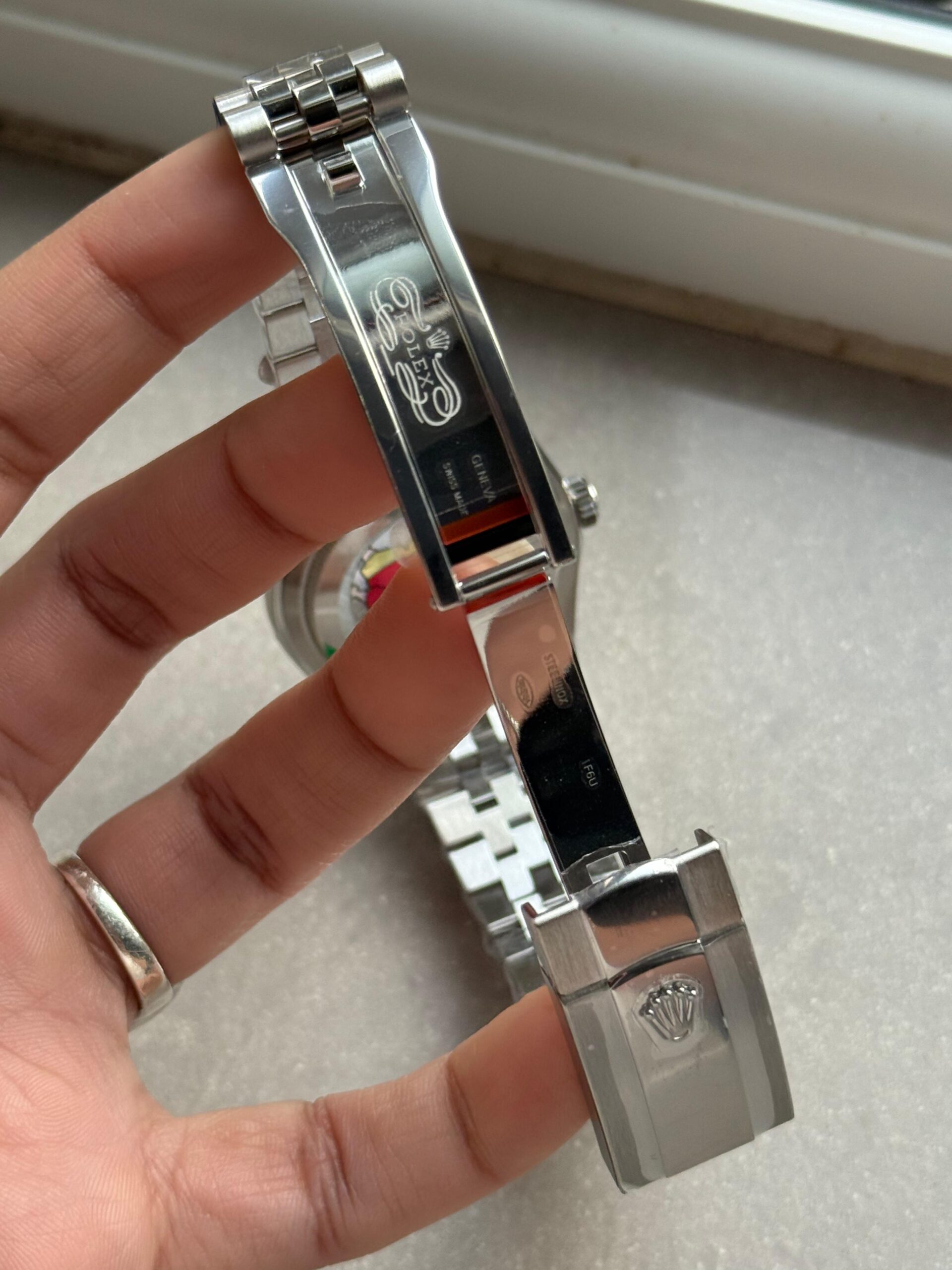 DateJust 36 SS 126233 ARF 1:1 Best Edition Black Diamonds Dial on Jubilee Bracelet SH3235 - Image 13