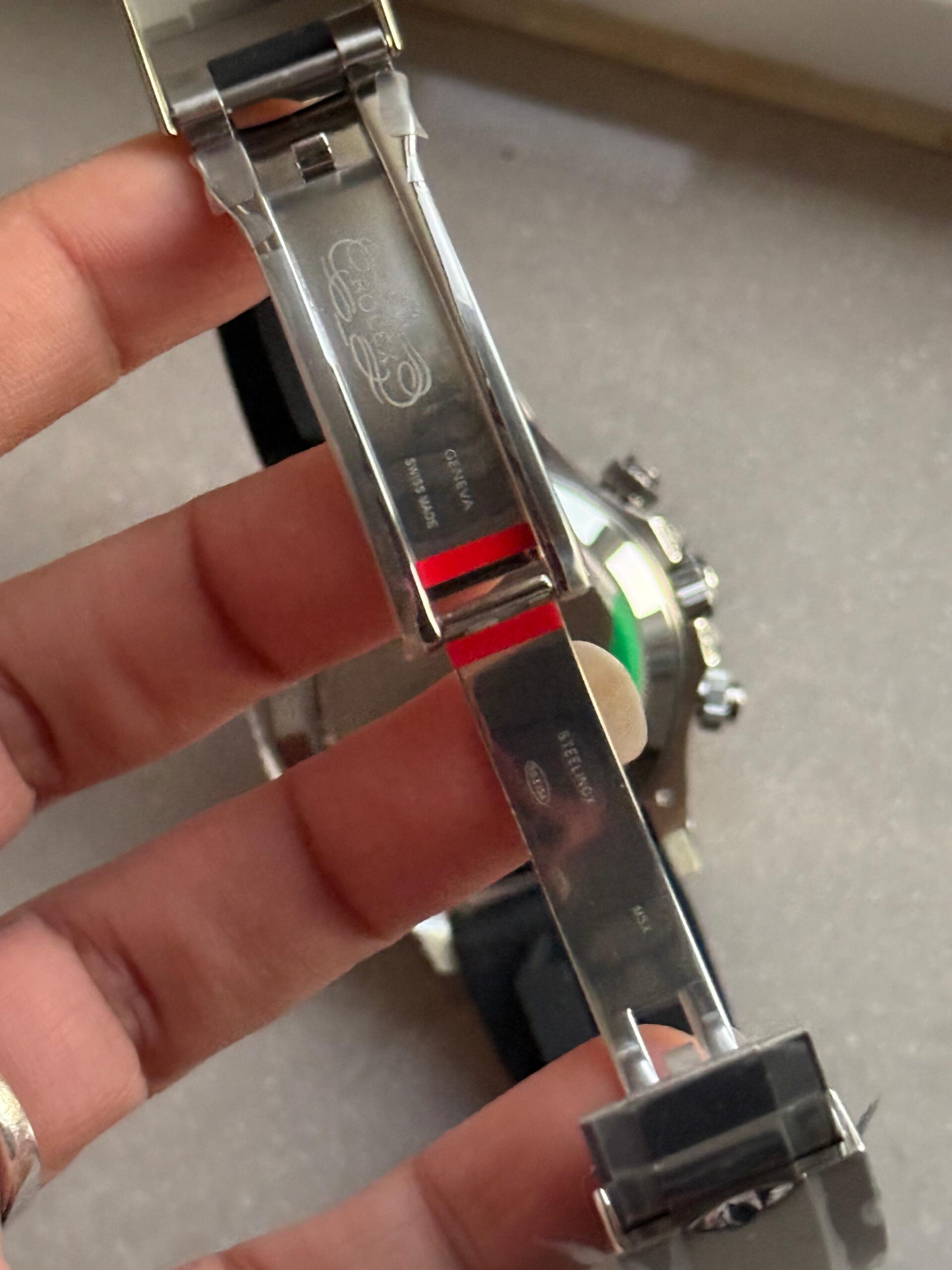 daytona custom daytona 4131 moissanite diamond dial oysterflex barcelet - Image 13