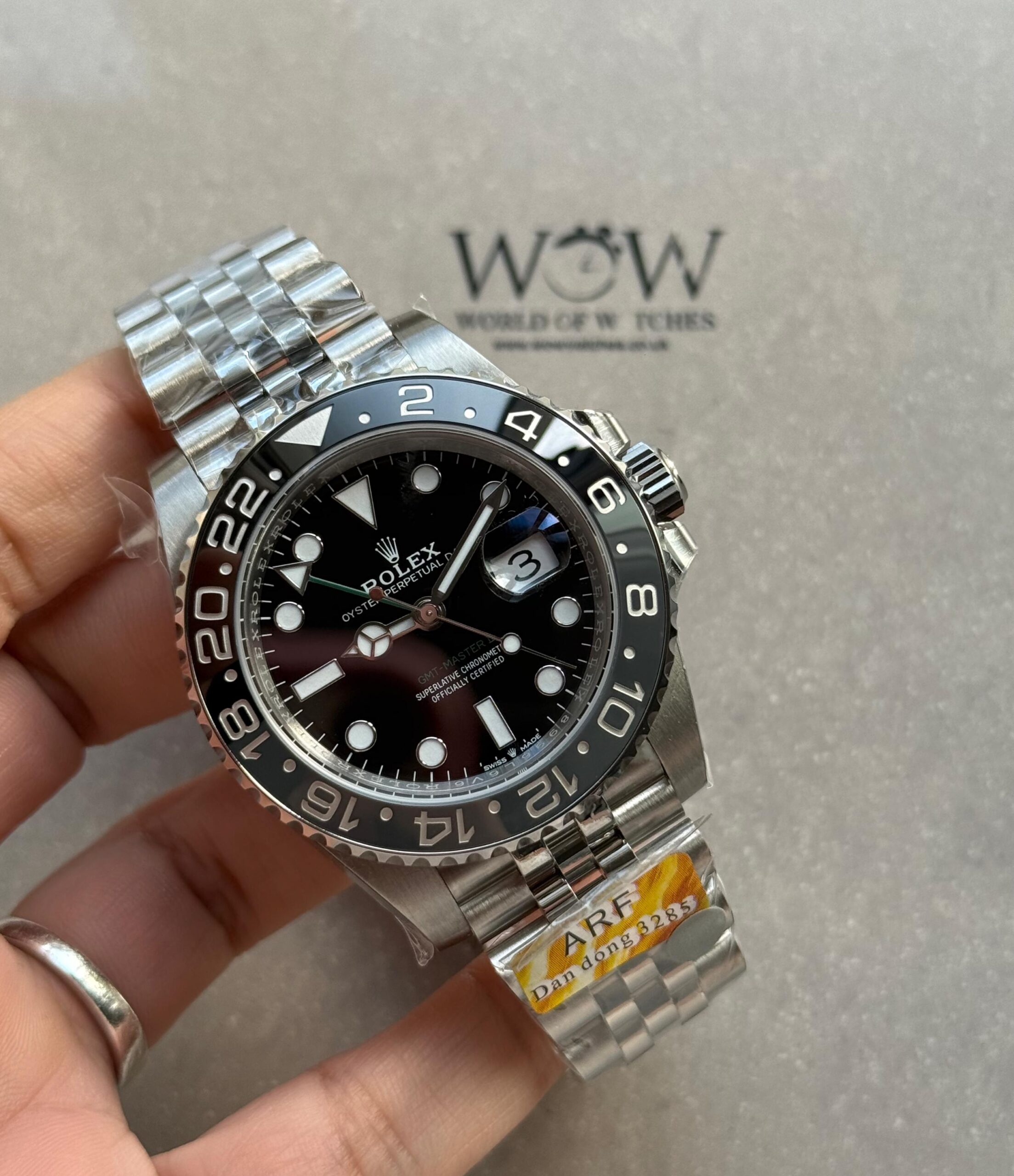 GMT-Master II 126710 Bruce Wayne GRNR Black/Gray Ceramic ARF Best Edition on Jubilee Bracelet VR3285 CHS - Image 6