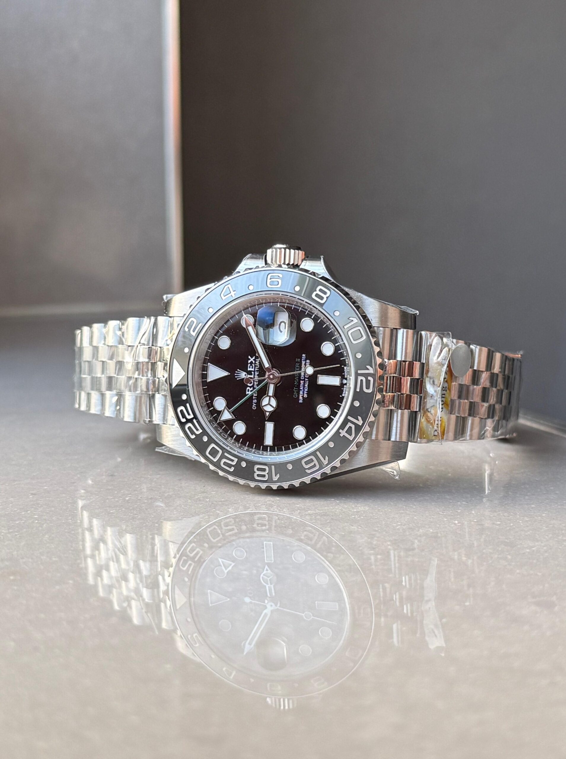 GMT-Master II 126710 Bruce Wayne GRNR Black/Gray Ceramic ARF Best Edition on Jubilee Bracelet VR3285 CHS - Image 3