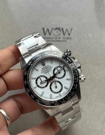 Daytona 126500 VSF 1:1 Best Edition 904L Steel White Dial on SS Braclet DD4131