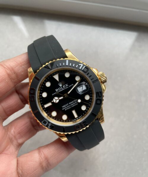Yacht-Master 42mm 226658 VSF 1:1 Best Edition 3D Black Ceramic Bezel on Black Rubber Strap VS3235