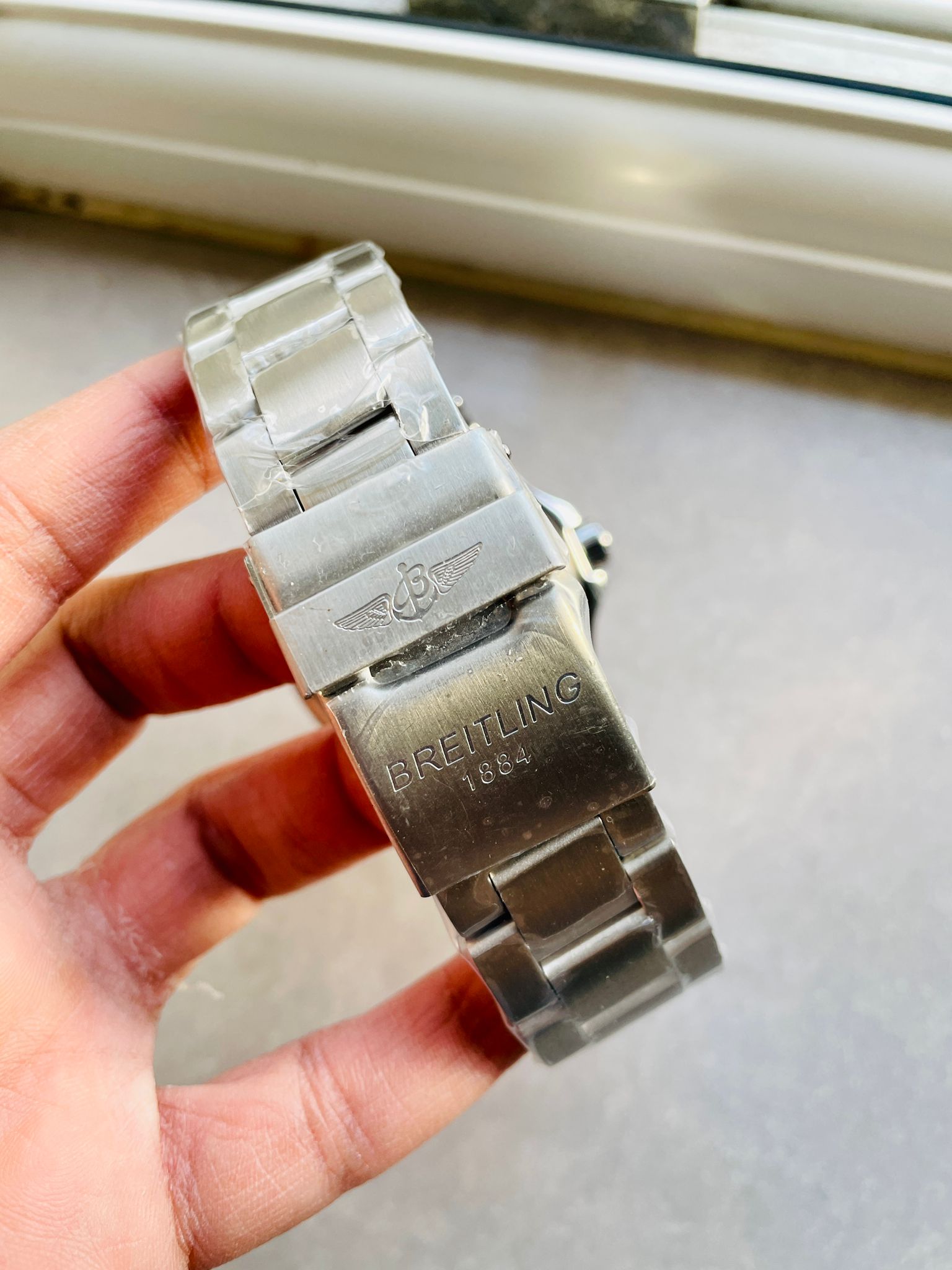 Superocean Automatic 44 BLSF 1:1 Best Edition orange Dial Black Bezel on SS Strap A2824 - Image 11