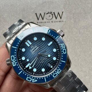 Seamaster 300 VSF 1:1 Best Edition Summer Blue Dial on SS Bracelet A8800