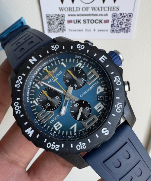 Endurance pro OGF 44mm Blue dial Dark Blue Rubber Strap quartz movement