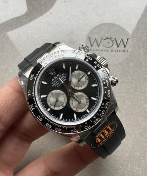 Daytona 126519 QF 1:1 Best Edition Black/Silver Dial on Oysterflex Strap SH4131 V5