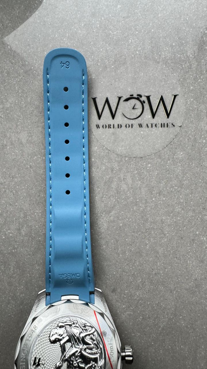 Aqua Terra 41mm VSF 1:1 Best Edition Summer Blue Dial on Blue Rubber Strap A8900 - Image 12