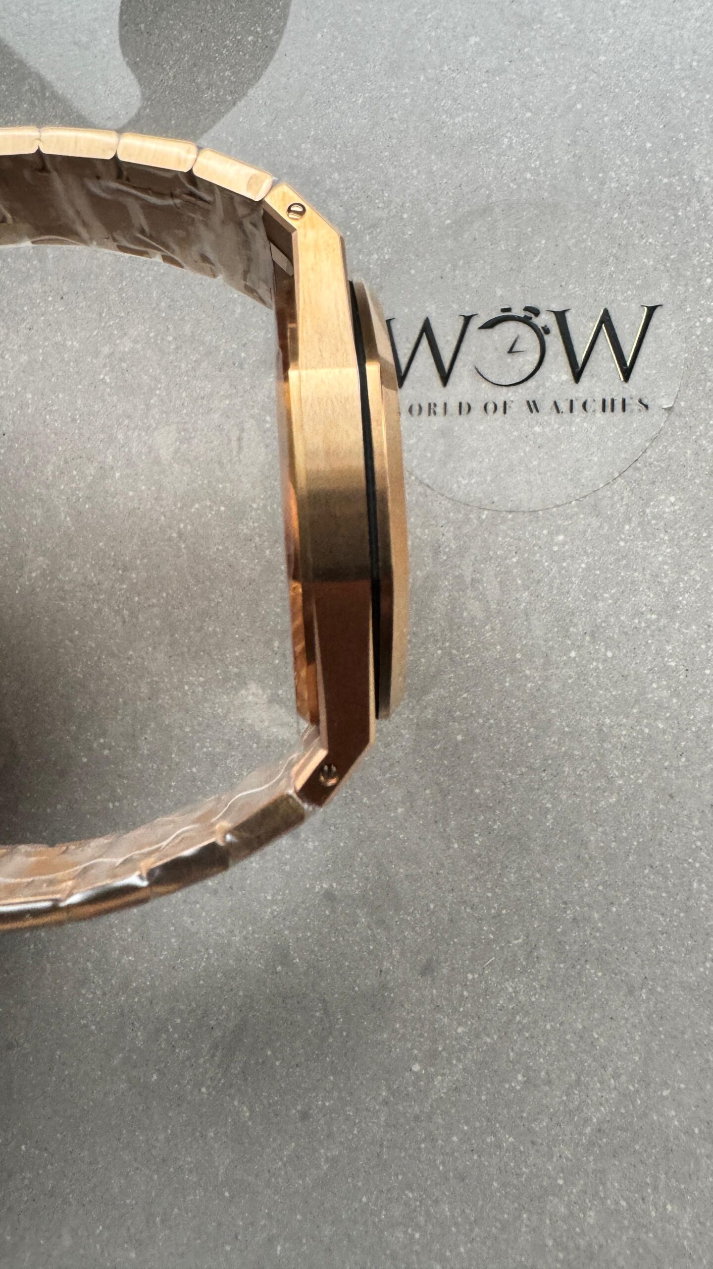 Royal Oak 39mm 16202 “50th Anniversary” RG ZF 1:1 Best Edition Gray Textured Dial on RG Bracelet A7121 - Image 7