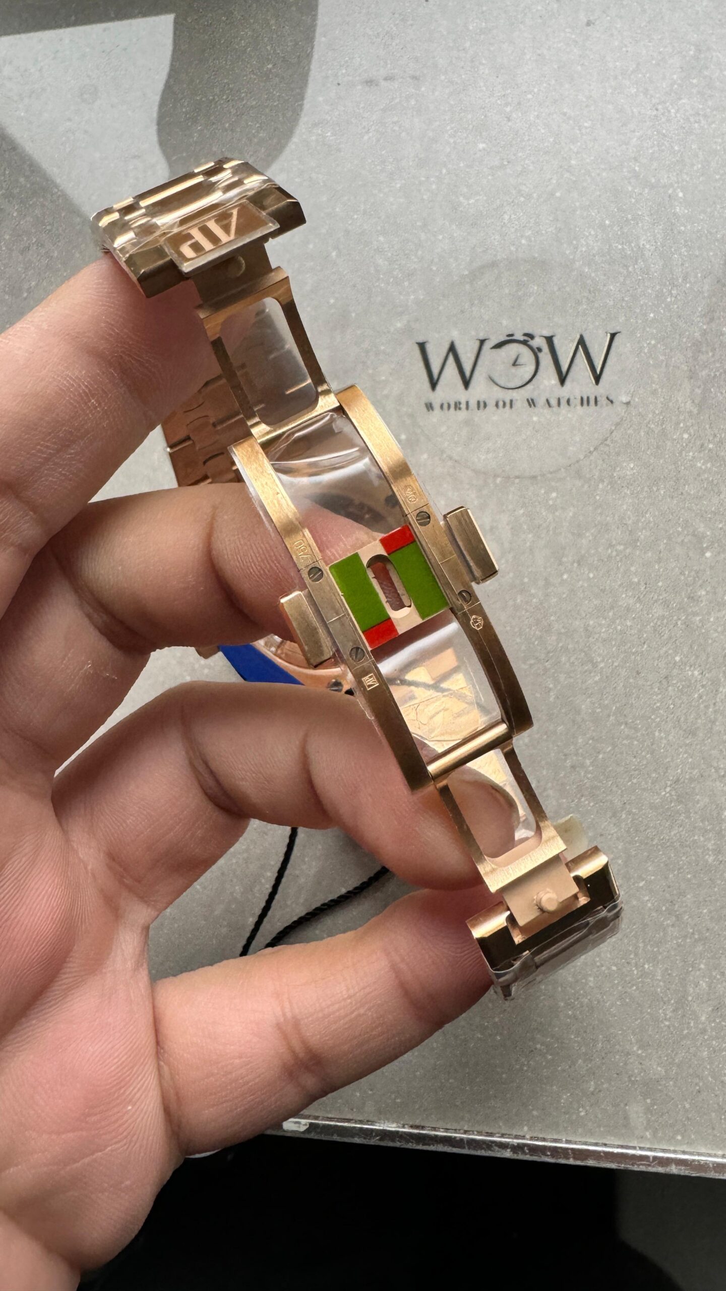 Royal Oak 39mm 16202 “50th Anniversary” RG ZF 1:1 Best Edition Gray Textured Dial on RG Bracelet A7121 - Image 10