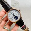 Cellini Moonphase 50535 RG White Dial on Leather Strap KZF Asia 3195 Mod