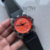 BR03-92 42mm BRF Orange Dial on Orange Rubber Strap A2824