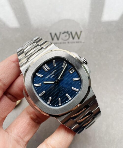 Nautilus 5711 40th Anniversary SS PPF 1:1 Best Edition Blue Dial on SS Bracelet A330