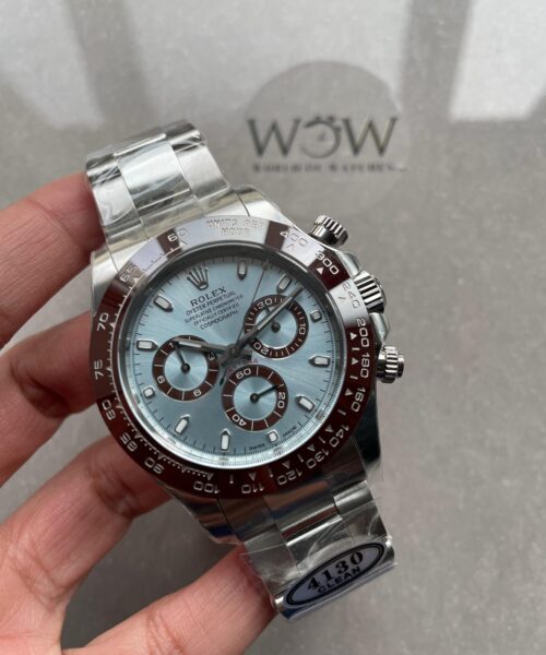 Daytona 116506 50th Anniversary Clean 1:1 Best Edition Ice Blue Dial Lume Markers on SS Bracelet SA4130 V2