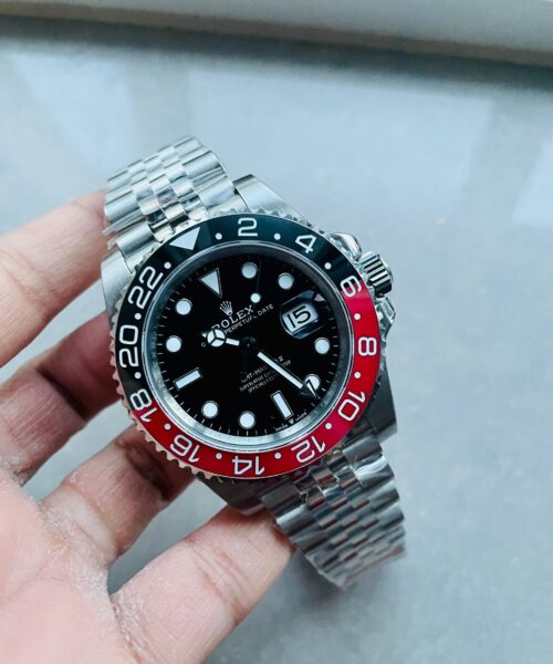 GMT Master II 16710 GMF V5 COLA 904L SS 1:1 RED BLACK Bezel Best Edition on Jubilee Bracelet