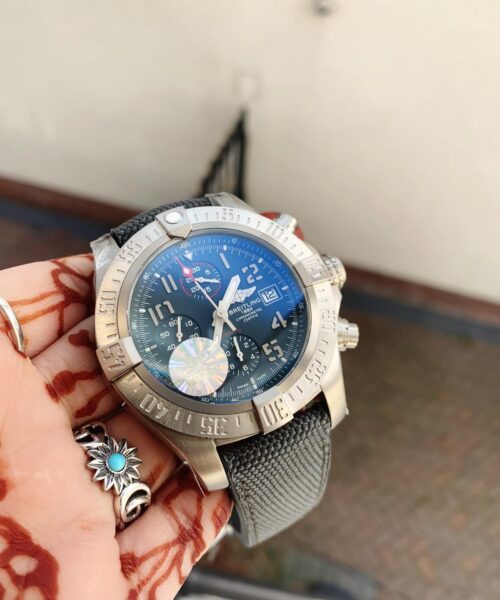 Avenger Bandit Titanium GF 1:1 Best Edition Gray Dial on Gray Nylon Strap A7750