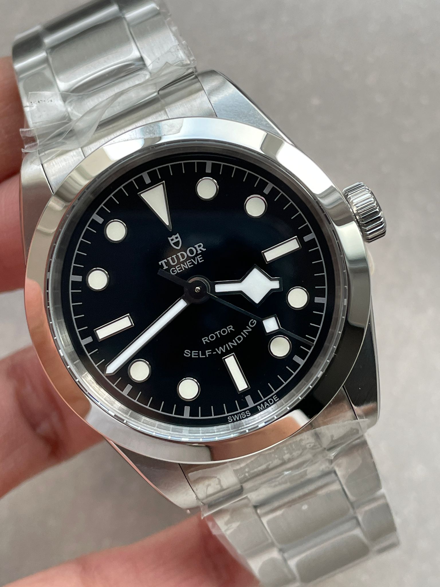 Black Bay 36mm SS KRF 1:1 Best Edition Black Dial on SS Bracelet A2824 - Image 2