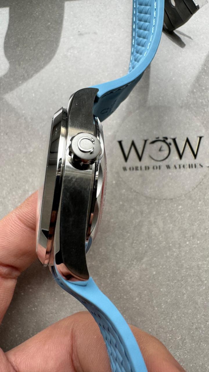 Aqua Terra 41mm VSF 1:1 Best Edition Summer Blue Dial on Blue Rubber Strap A8900 - Image 7