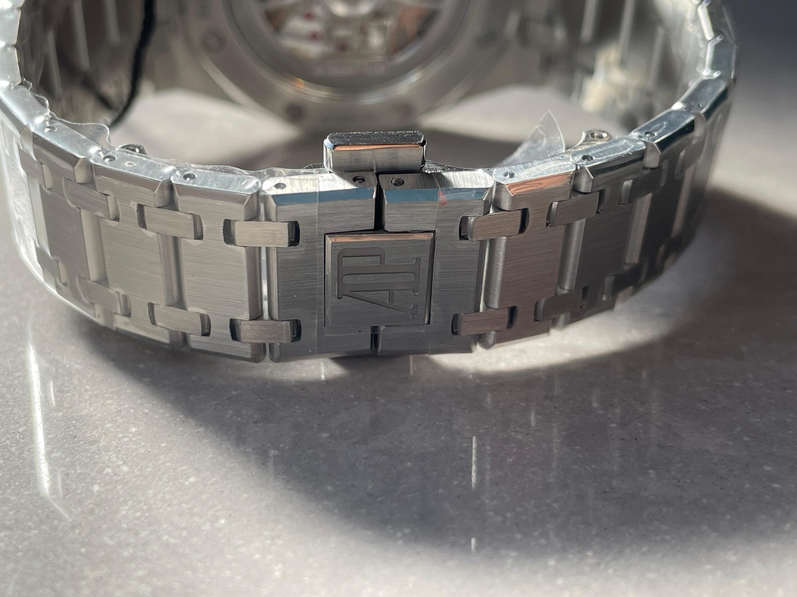 Royal Oak 39mm 16202 “50th Anniversary” SS ZF 1:1 Best Edition Green Textured Dial on SS Bracelet A7121 - Image 16