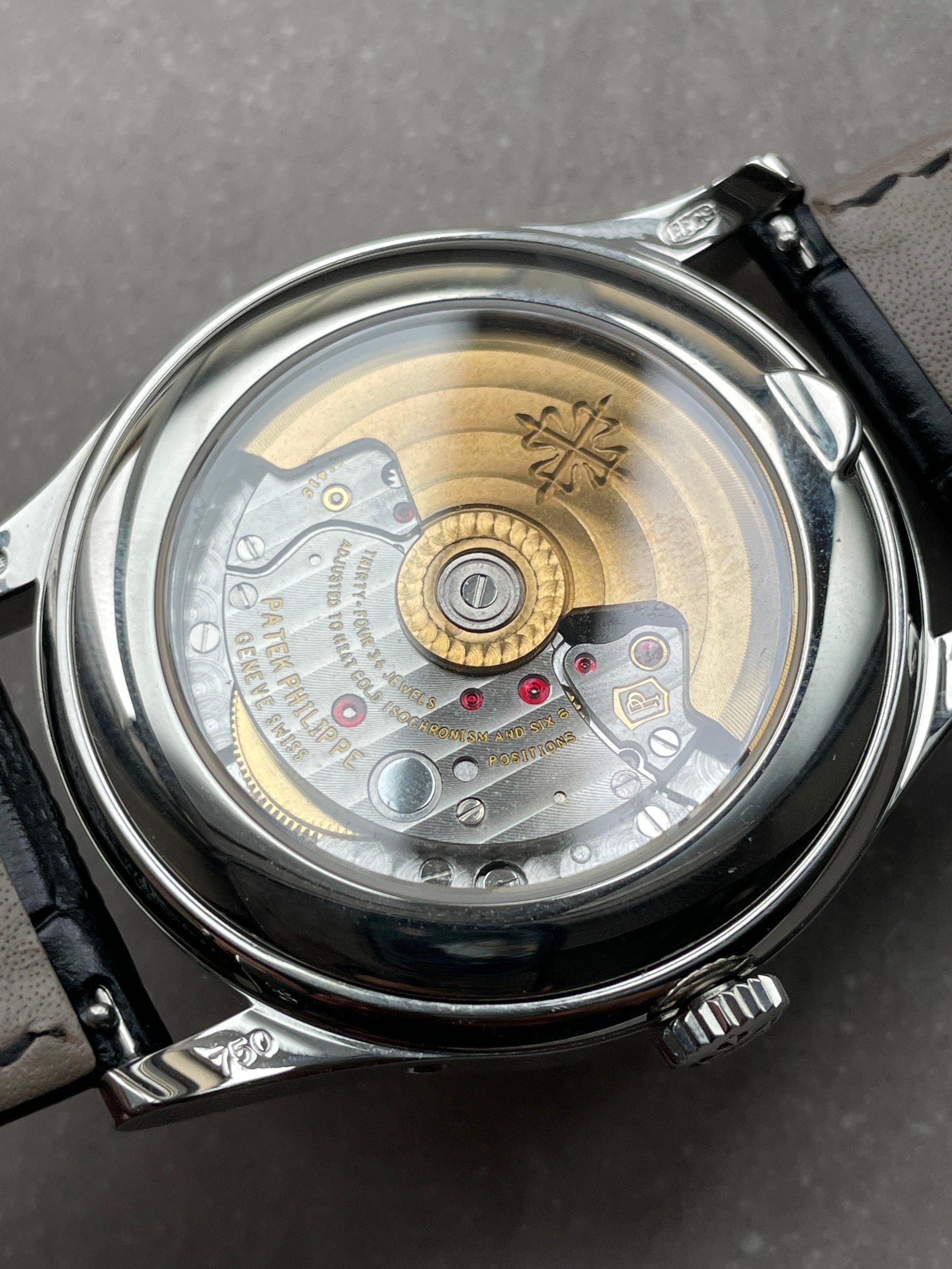 Annual Calendar Moonphase 5396 SS ZF 1:1 Best Edition White/Blue Dial on Black Leather Strap A324 - Image 10