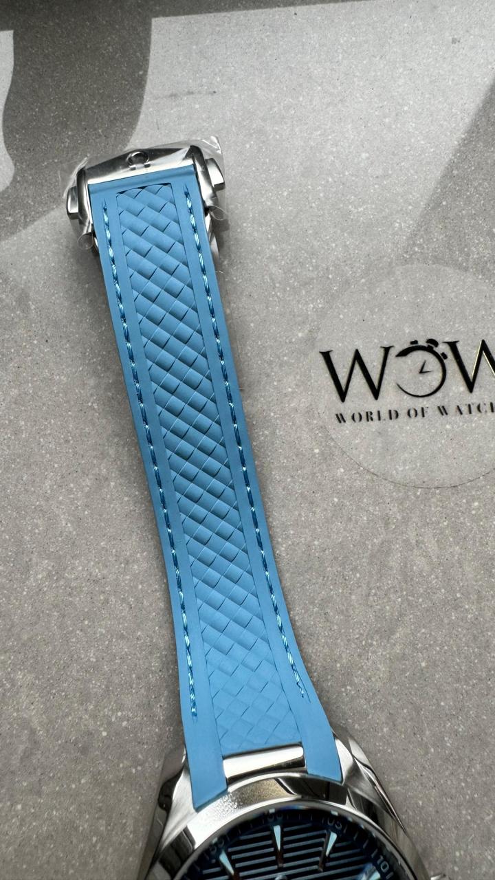 Aqua Terra 41mm VSF 1:1 Best Edition Summer Blue Dial on Blue Rubber Strap A8900 - Image 11