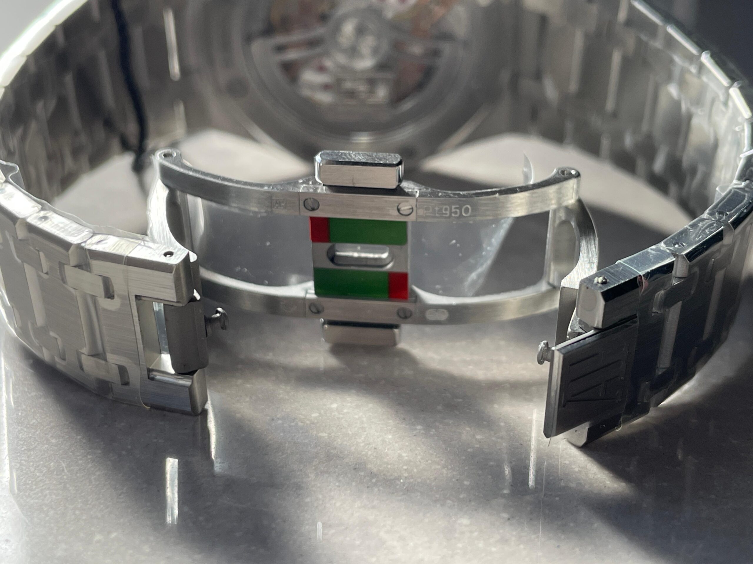 Royal Oak 39mm 16202 “50th Anniversary” SS ZF 1:1 Best Edition Green Textured Dial on SS Bracelet A7121 - Image 15