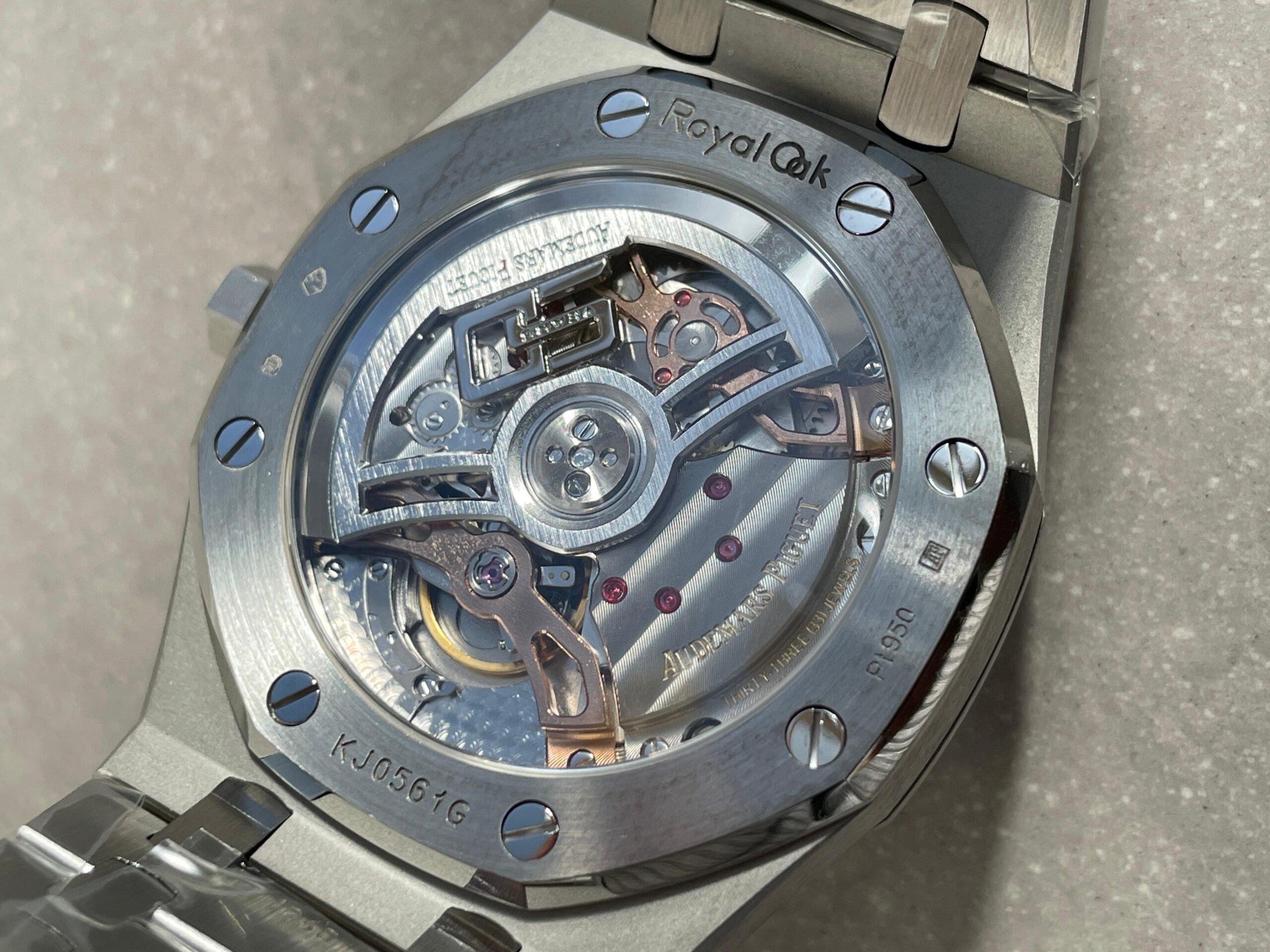 Royal Oak 39mm 16202 “50th Anniversary” SS ZF 1:1 Best Edition Green Textured Dial on SS Bracelet A7121 - Image 14