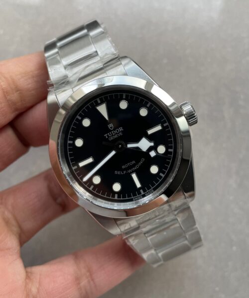 Black Bay 36mm SS KRF 1:1 Best Edition Black Dial on SS Bracelet A2824