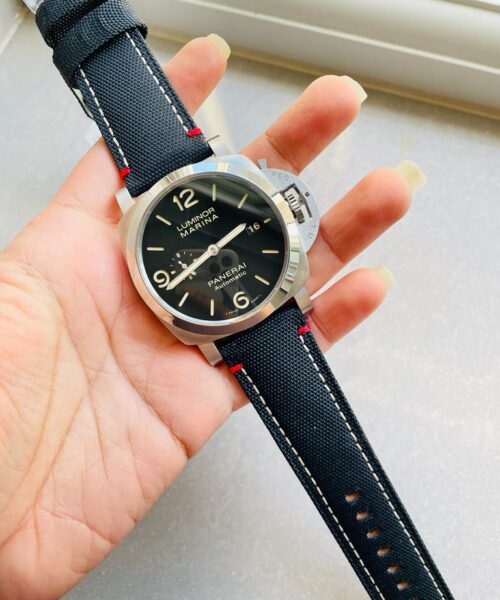 Luminor Marina 1950 ROMA Limited Textile Strap Black Dial