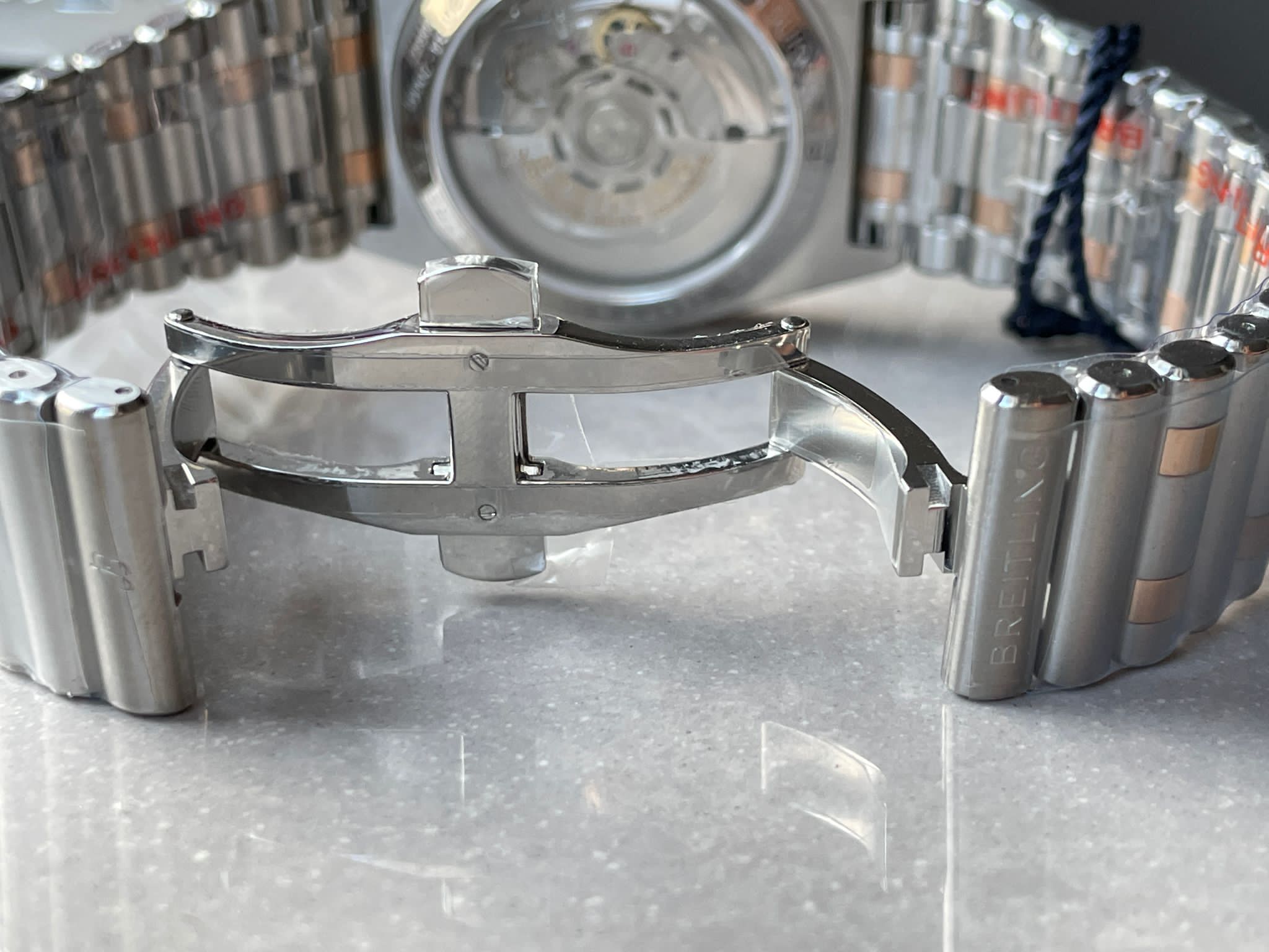 Chronomat Two Tone Bracelet Watch GF Factory 7750 movement - Image 13