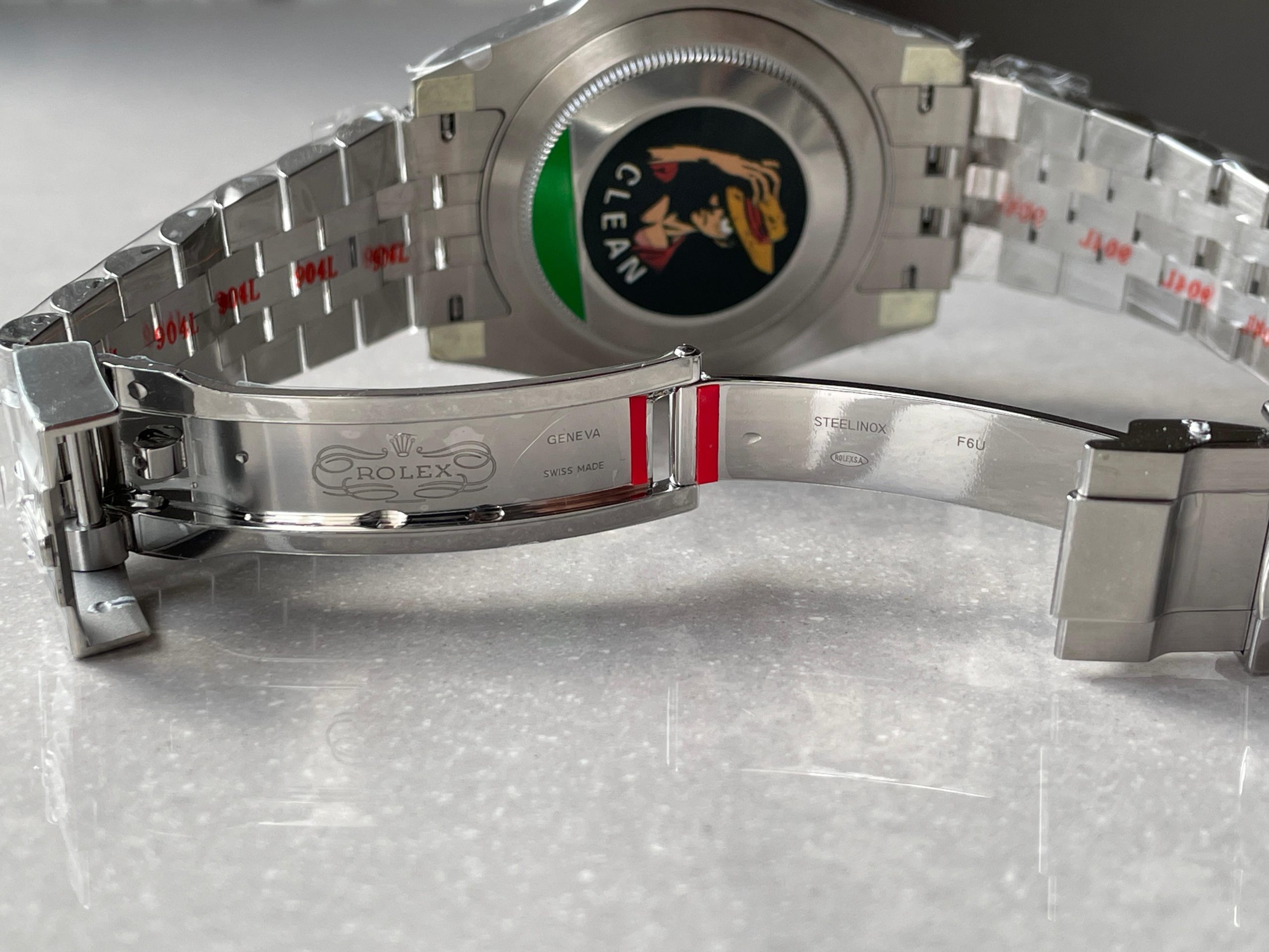 Clean GMT-Master II 126710 GRNR Bruce wayne Black/Gray Ceramic 904L Steel Clean 1:1 Best Edition on Jubilee Strap DD3285 - Image 10