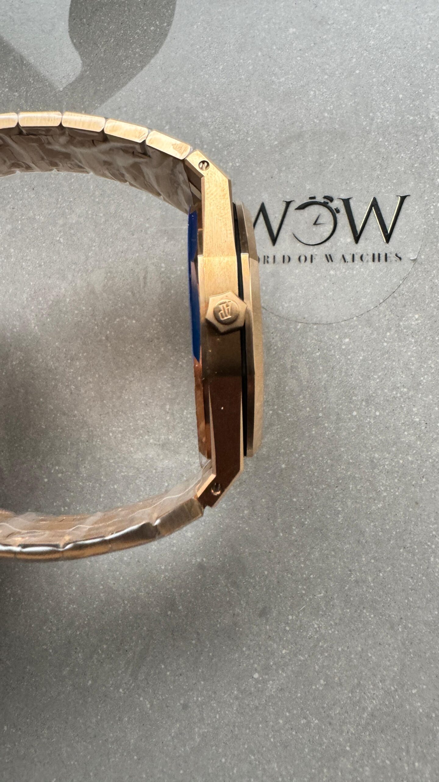 Royal Oak 39mm 16202 “50th Anniversary” RG ZF 1:1 Best Edition Gray Textured Dial on RG Bracelet A7121 - Image 6